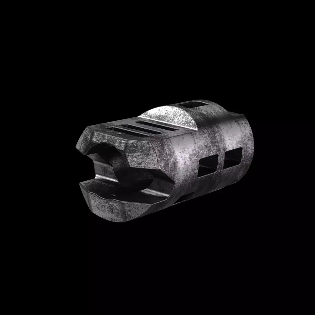 Muzzle brake technical part  3D model