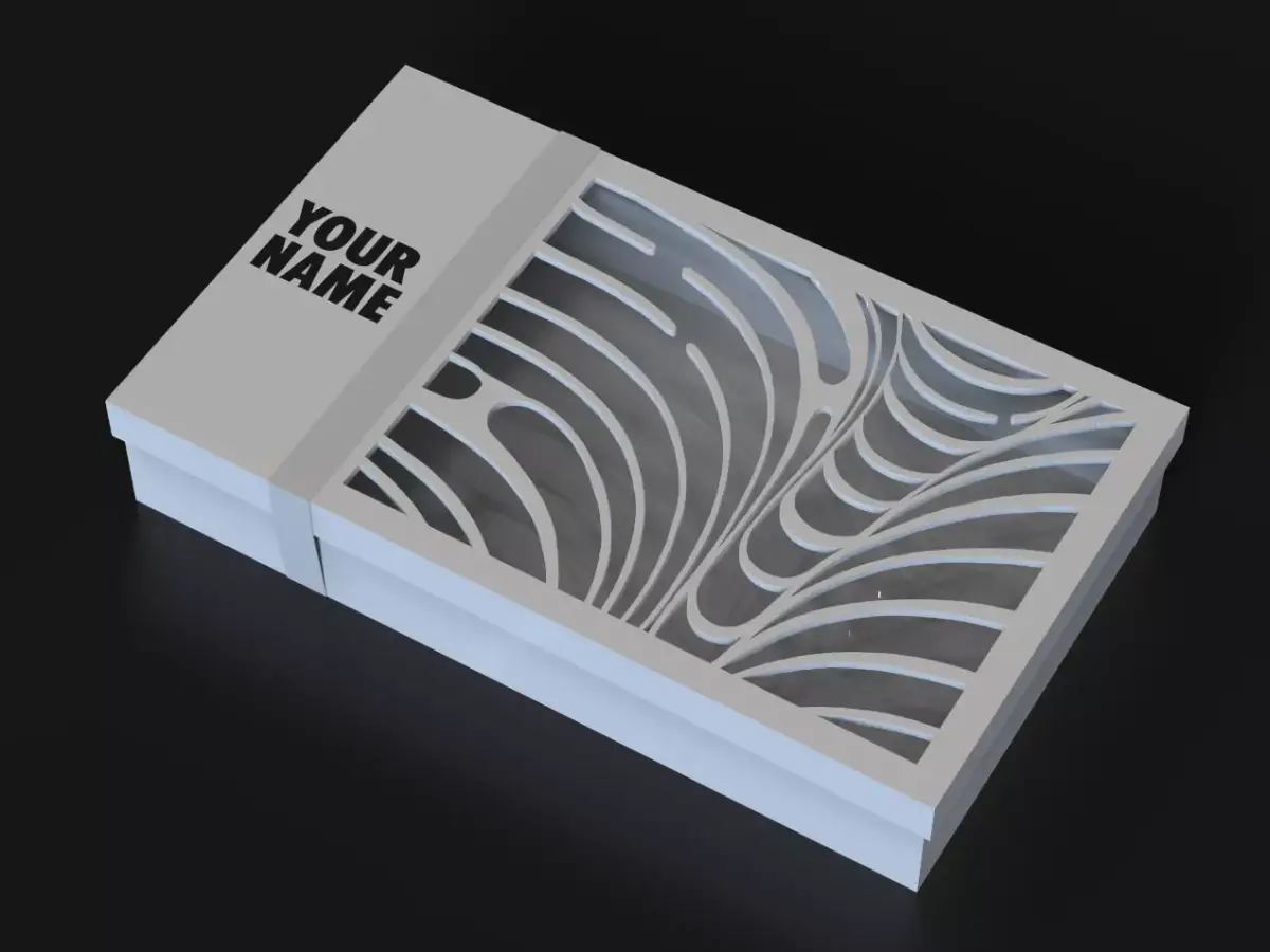 Stylized Box 1 Low-poly 3D model