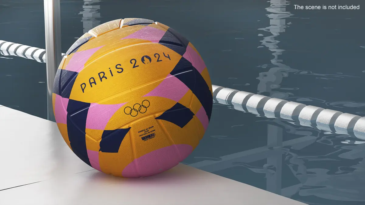 Water Polo Ball Mikasa Multicolor 3D model