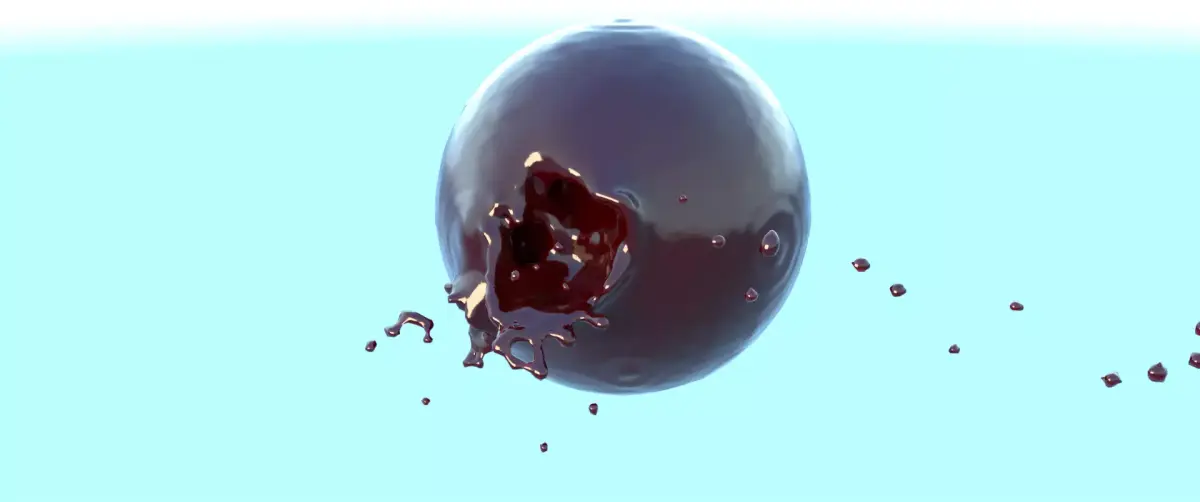Tear of a drop 3D model