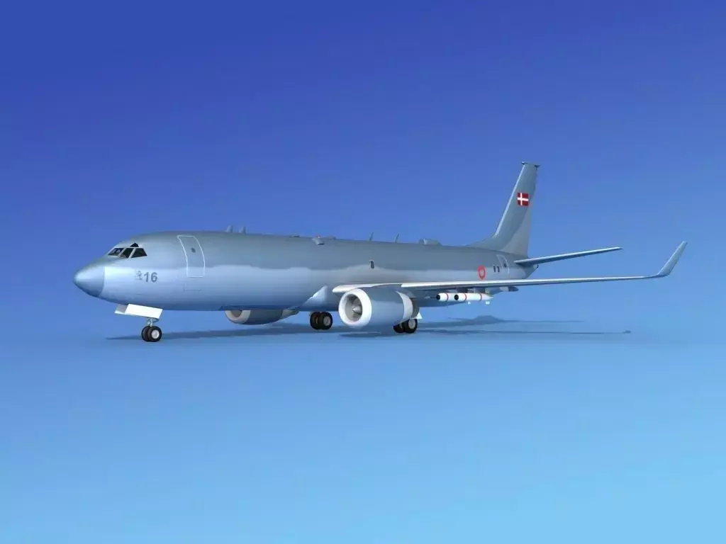 Boeing P-8 Poseidon Denmark 3D model