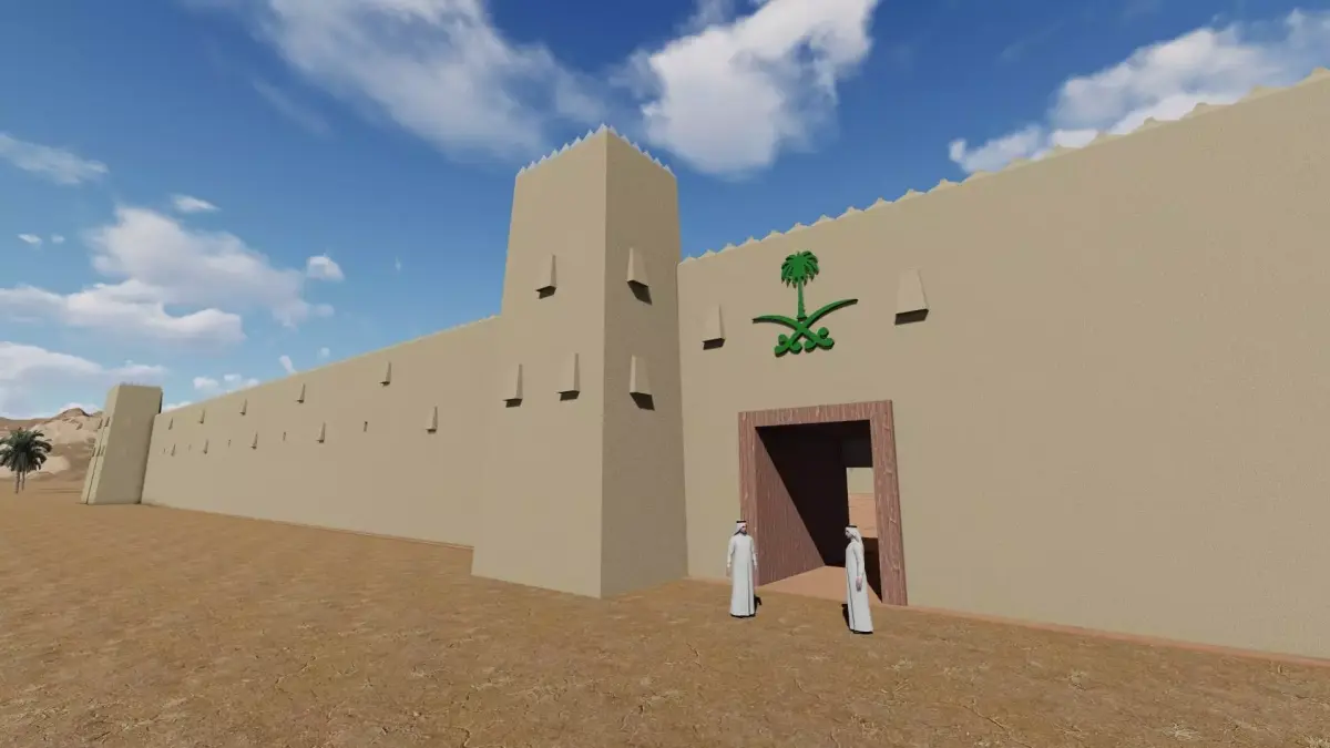 Qasr La Qashlah Saudi Arabia 3d model 3D model