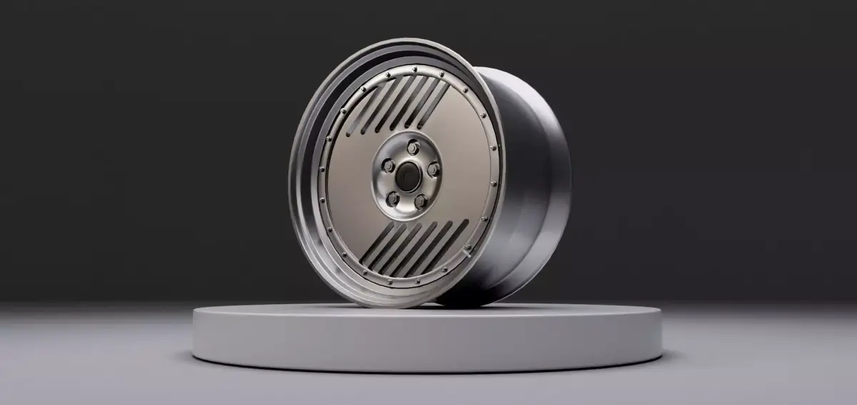 L2P wheel Low-poly 3D model