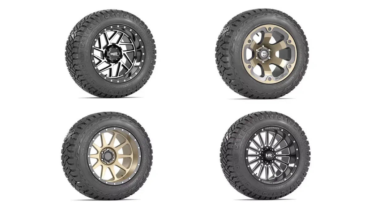 OFF ROAD WHEEL AND TIRE COLLECTION 1 3D Model Pack