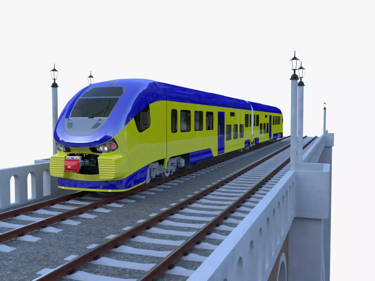 Viadcut with Pesa Link 3D model