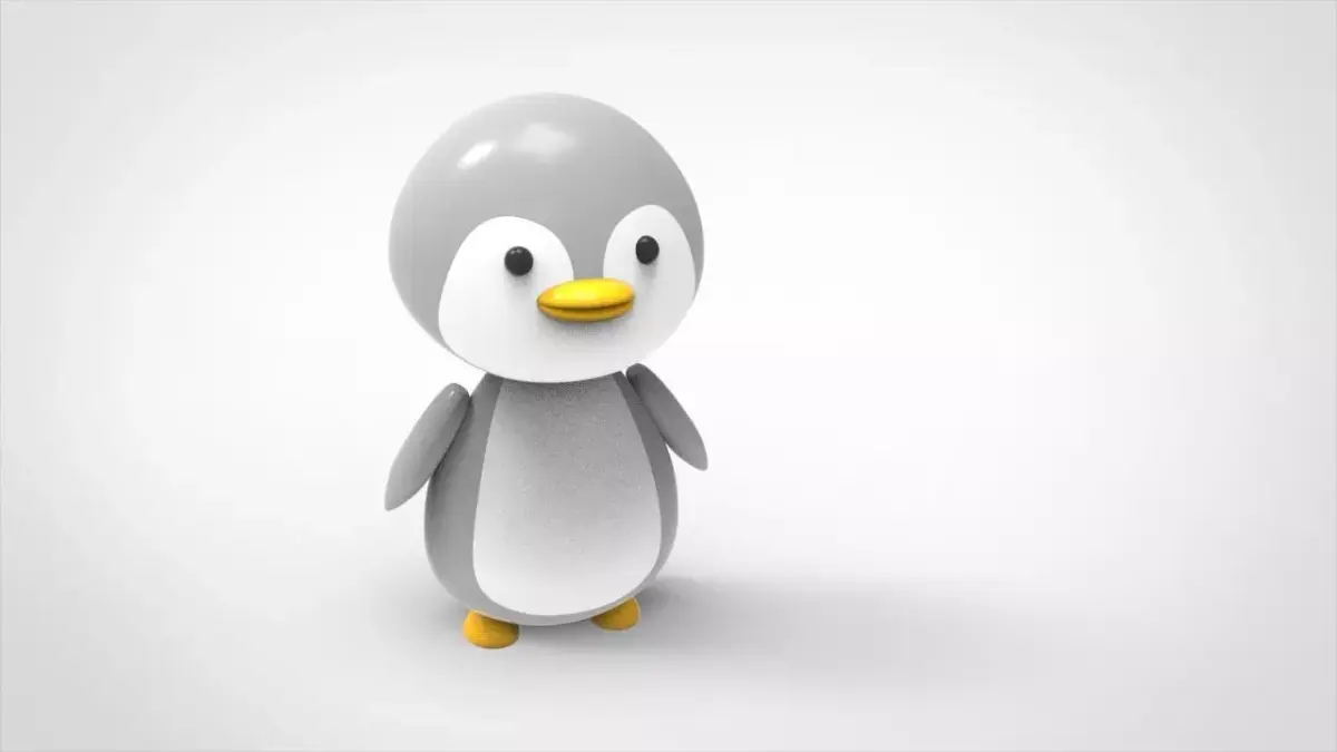 Baby Penguins 3d model - Stl file for 3d printing 3D model