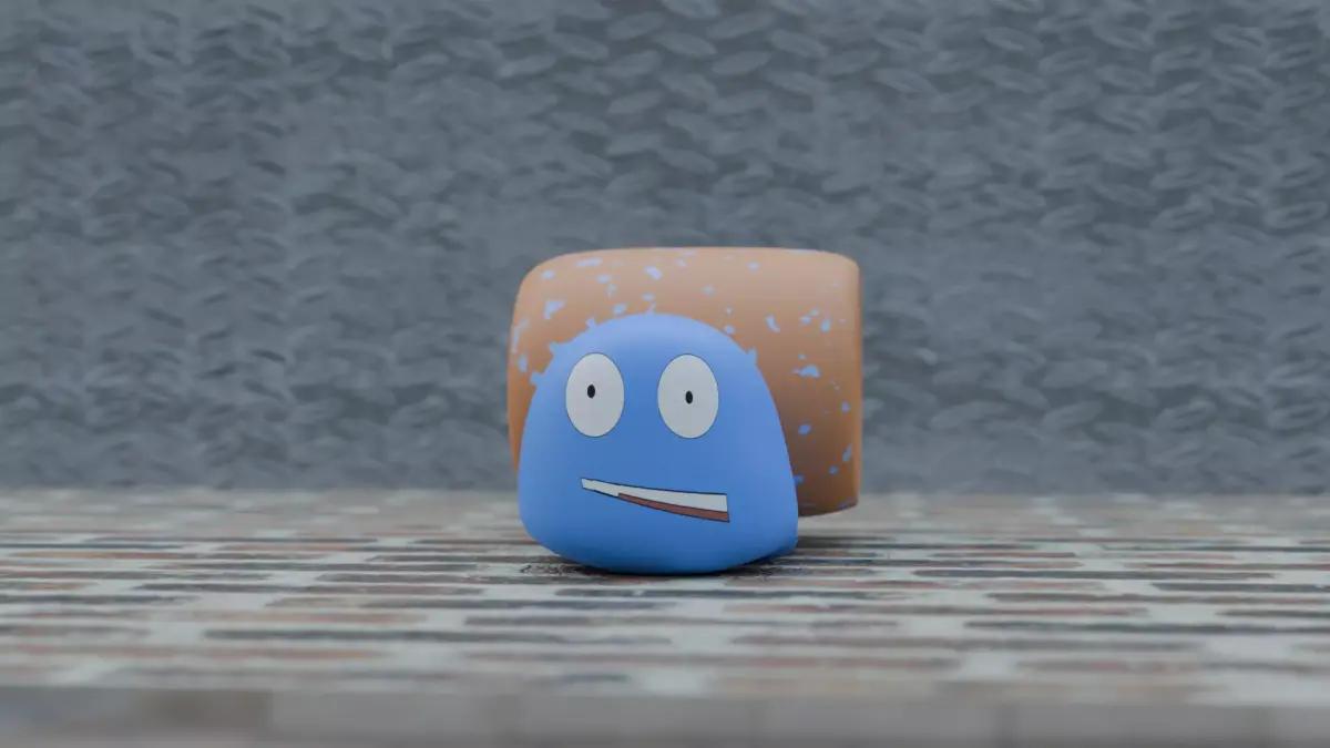 SNAIL MADE IN BLENDER FULLY RIGGED 3D model