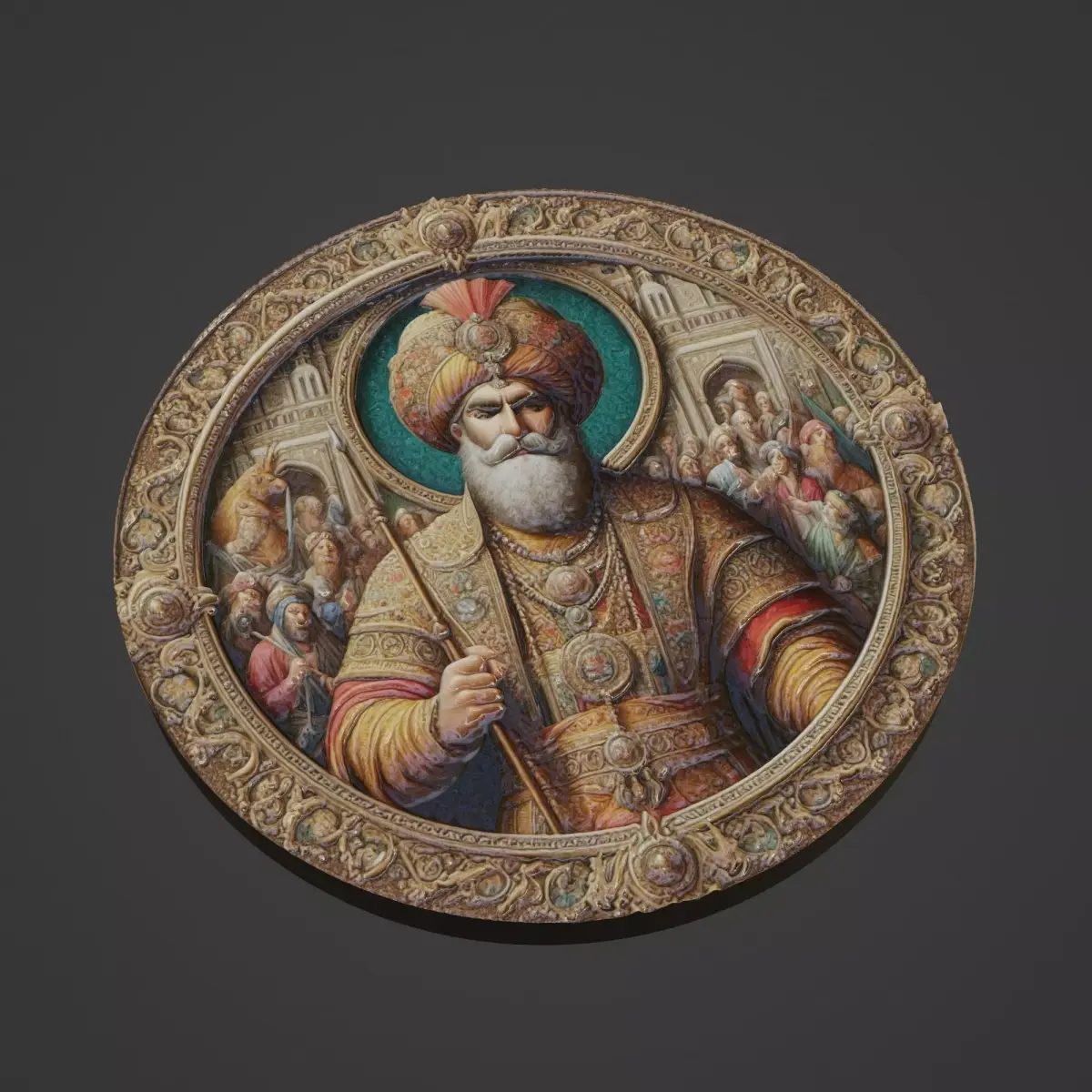 Tamerlane Medallion 3D print model purchase