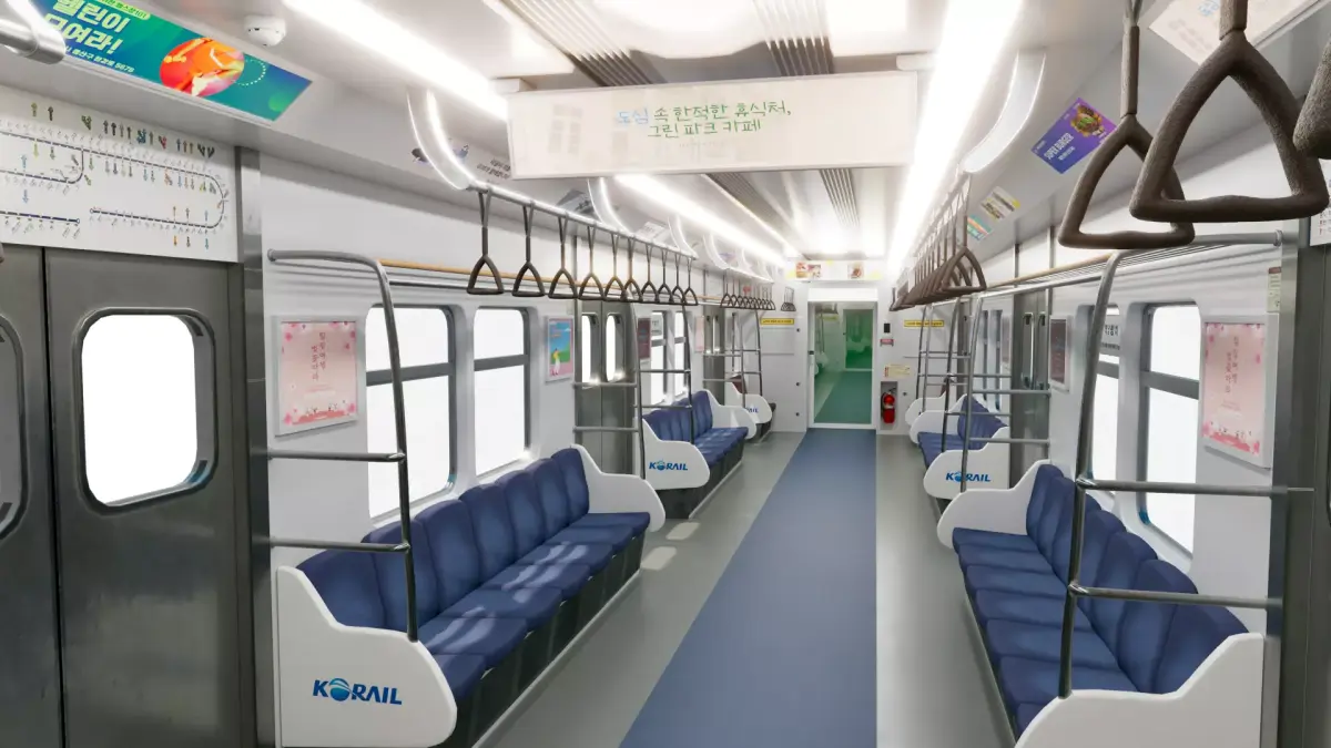 Korea Subway 3D model 3D model