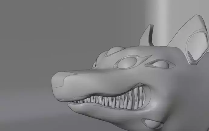 The Kitsune Akuma  3D model