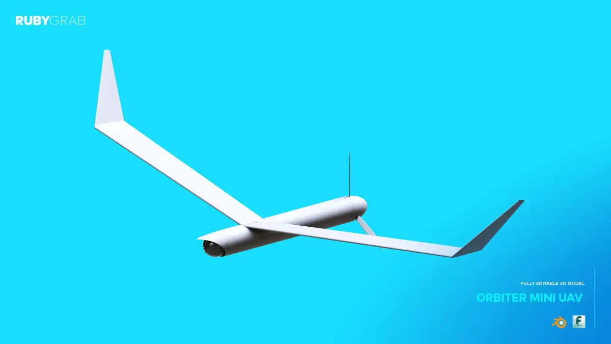 Orbiter 3 UAV 3D model