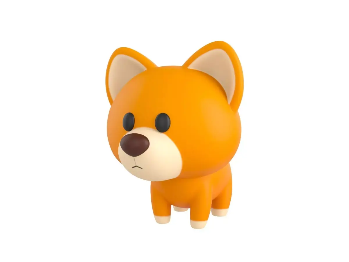 Character025 Dog 3D model