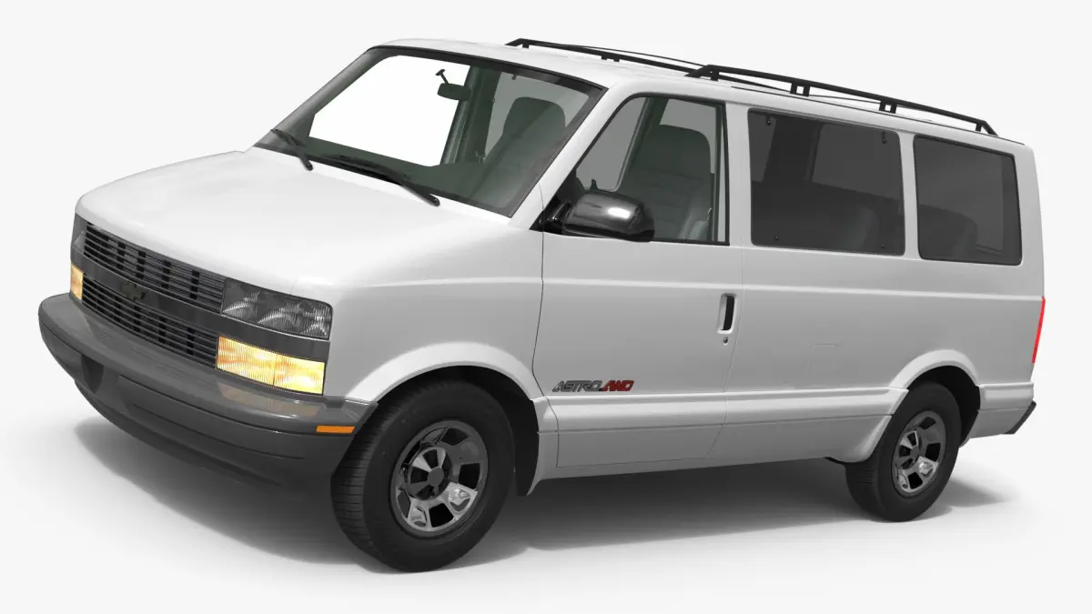 Chevrolet Astro Passenger Van AWD White 3D model