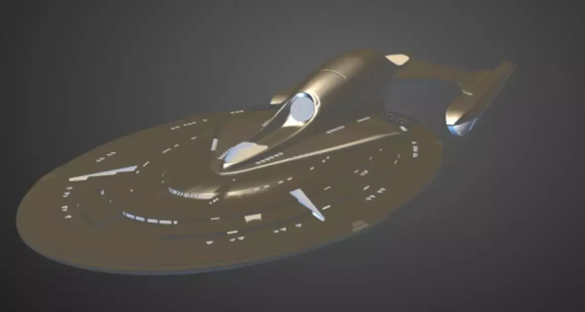Star Trek Space Ship Free 3D model