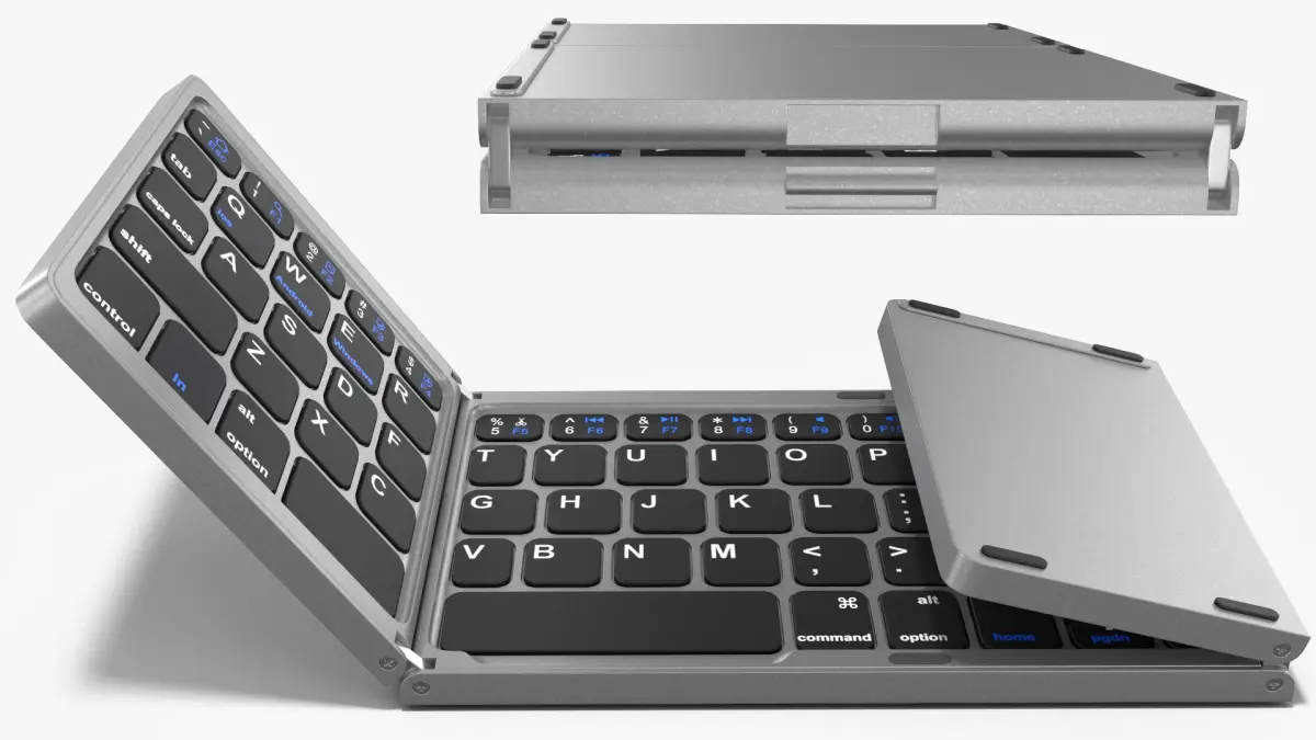 Wireless Folding Bluetooth Keyboard 3D model