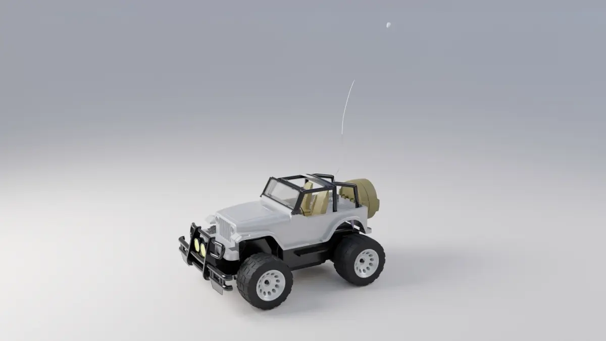 Jeep Car Toy Remote Control Free 3D model