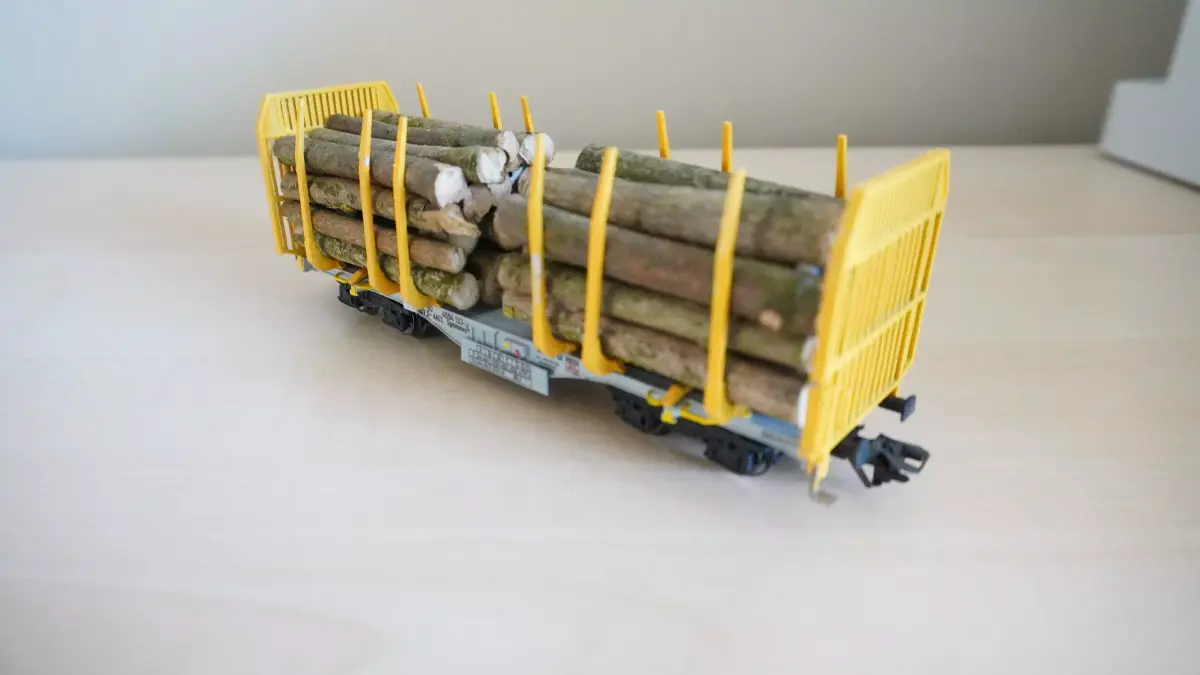 Sgmmns R 6 log carrying wagon 3D print model