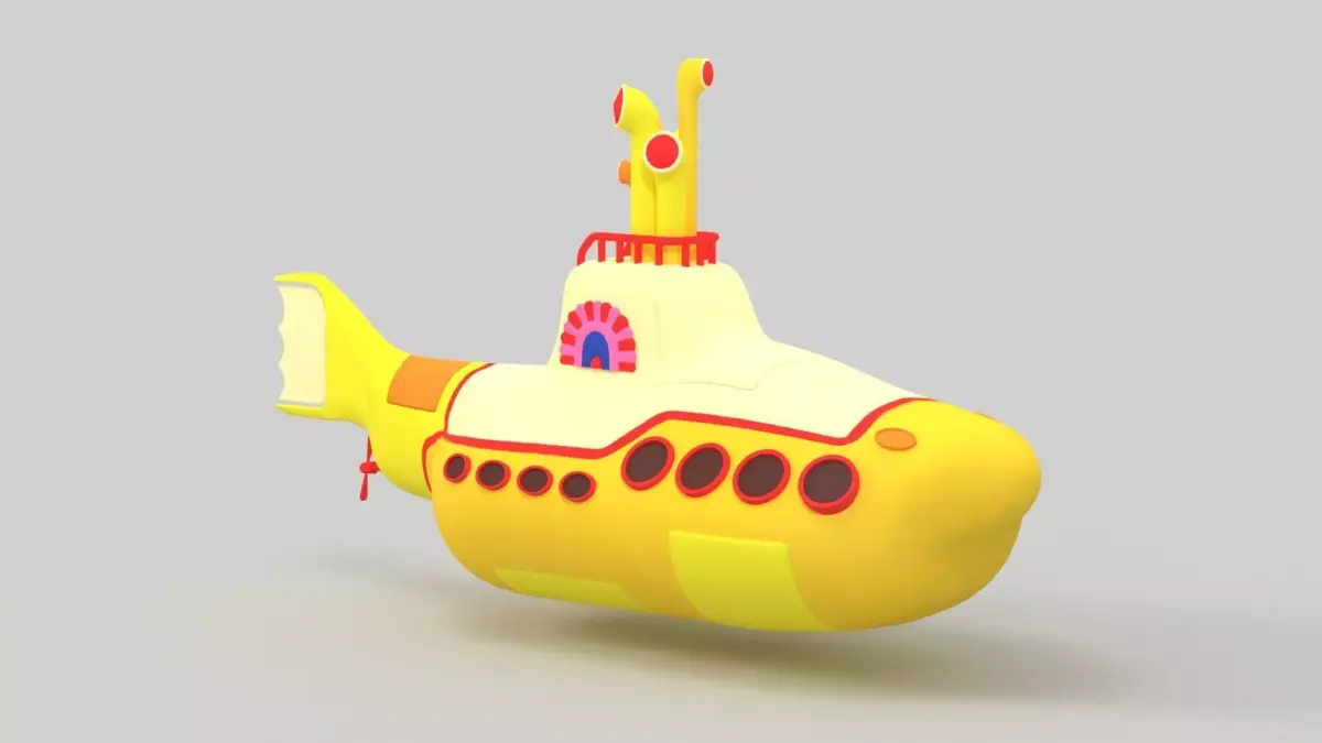 Yellow Submarine  3D model