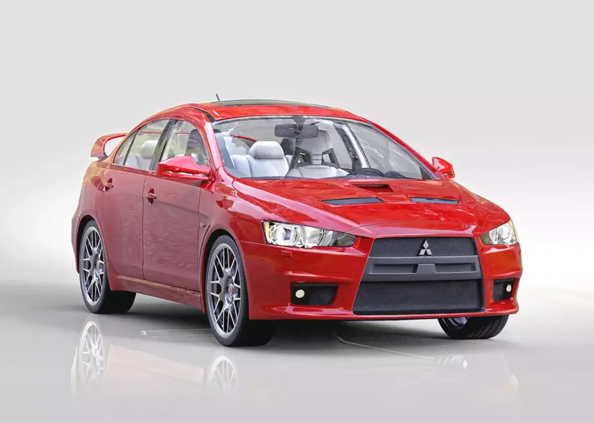 Mitsubishi Evolution X 3D model