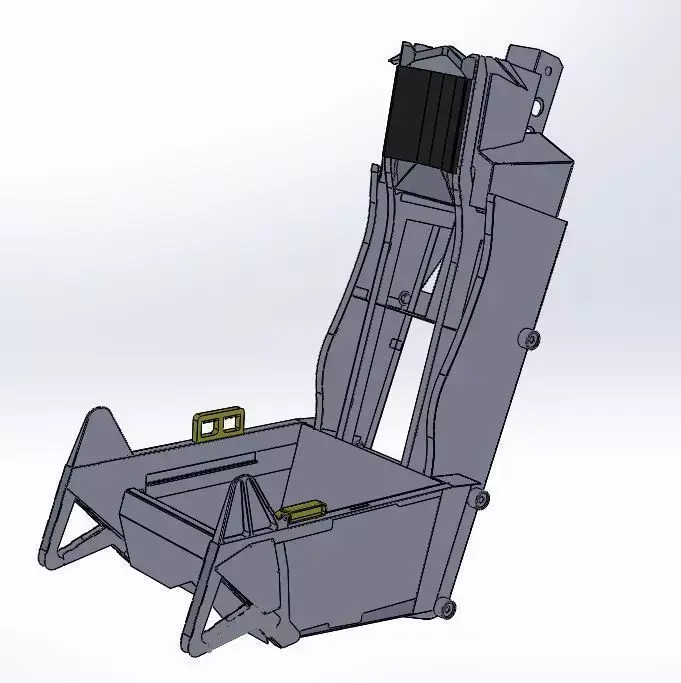 AcesII Ejection seat 3D model