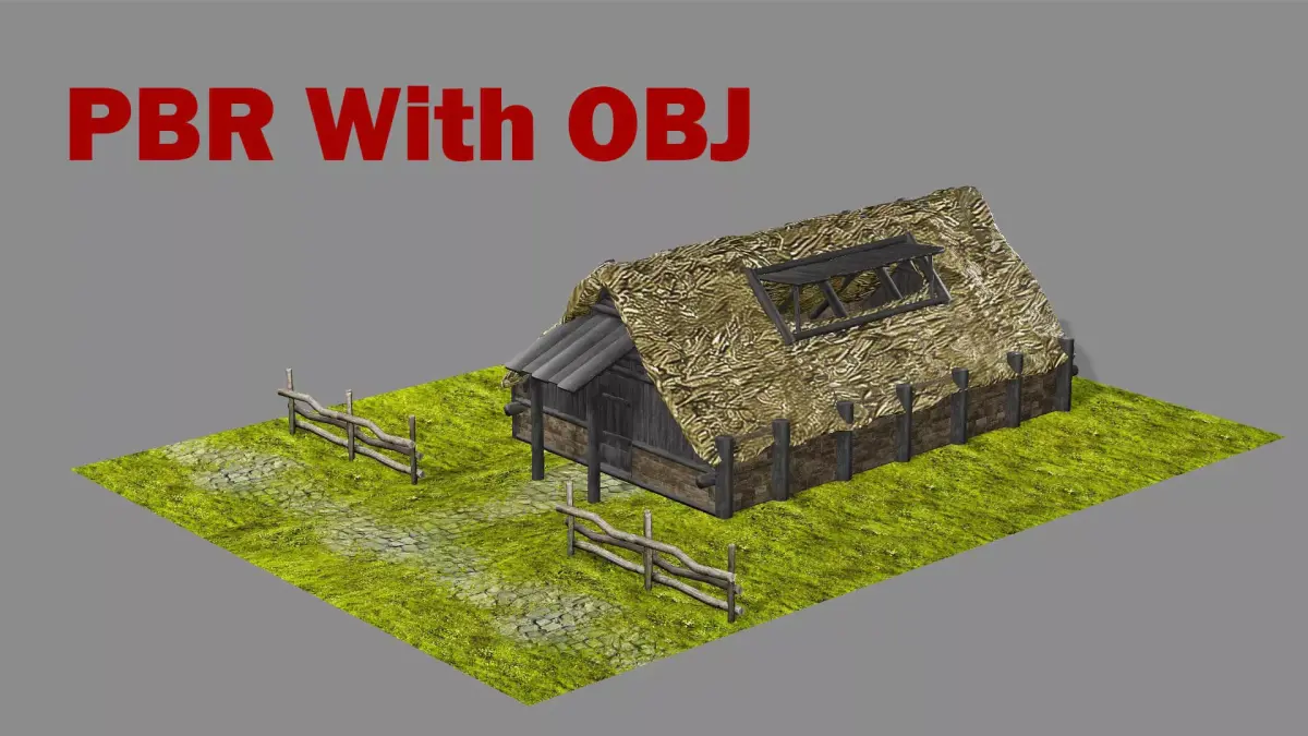 Medieval Viking House 04 Game Ready Low-poly 3D Model Low-poly 3D model purchase