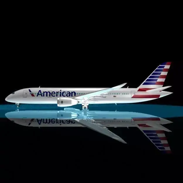 American Airlines 787 - 8 Dreamliner 3D model