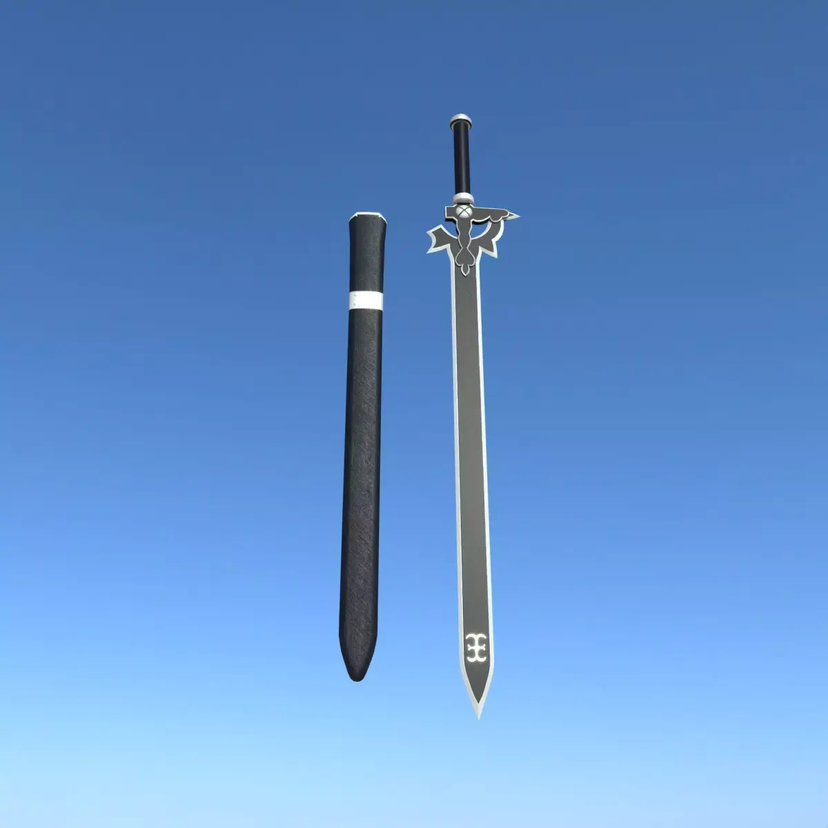 Kirito Elucidator Sword Art Online Low-poly 3D model