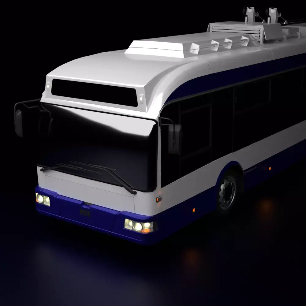 Trolleybus Belkommunmash 3D model