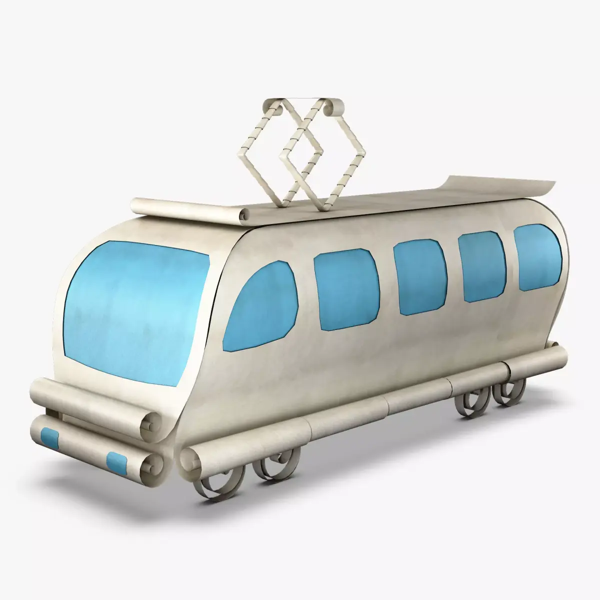 Tram Paper v 1 3D model