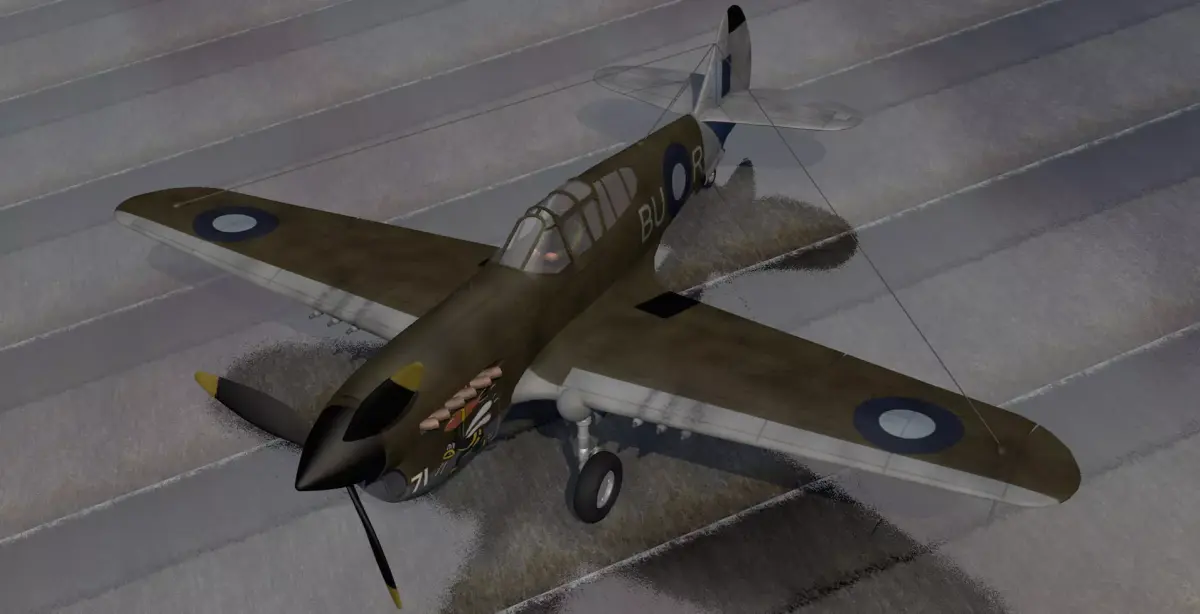 Curtiss Kittyhawk - RAAF 3D model