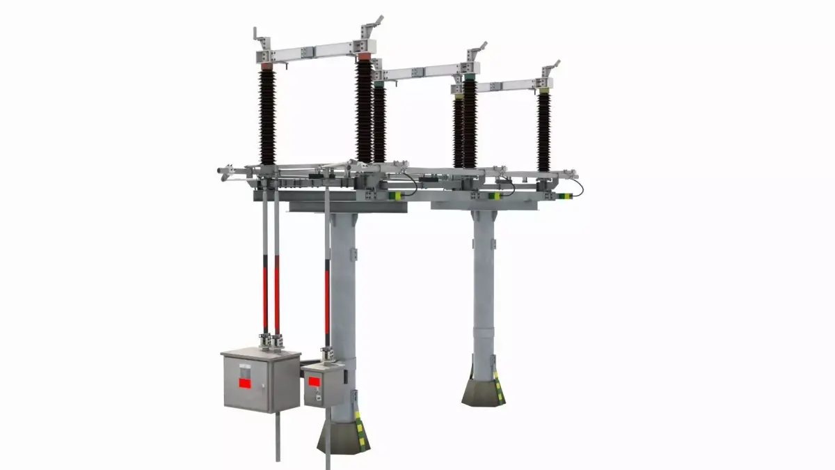 High Voltage Isolation Switch 2 3D model