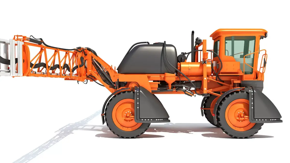 Self Propelled Farm Sprayer 3D model buy