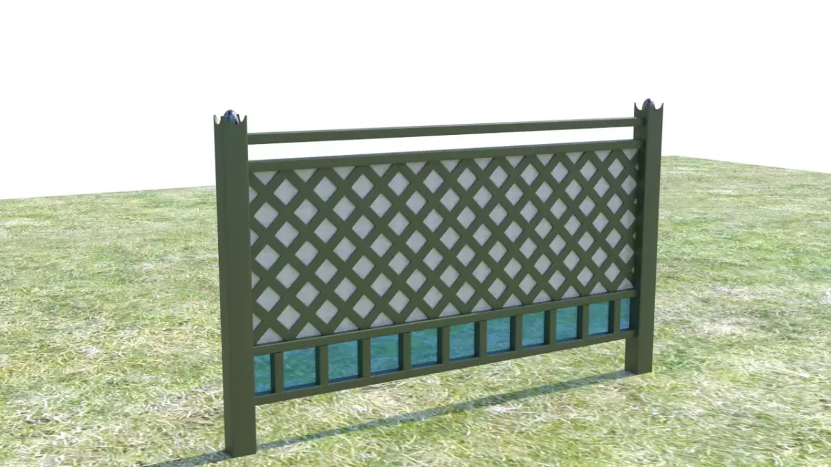 fence for outside Free 3D model