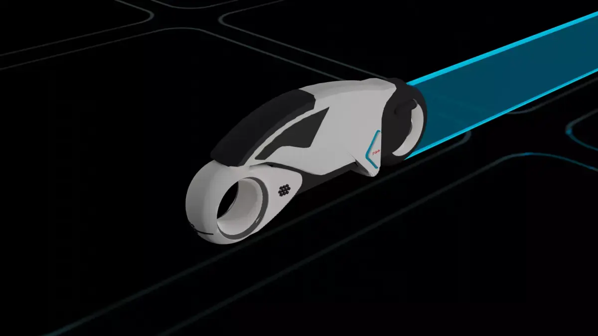 Tron Legacy Encom 786 lightcycle Free 3D model