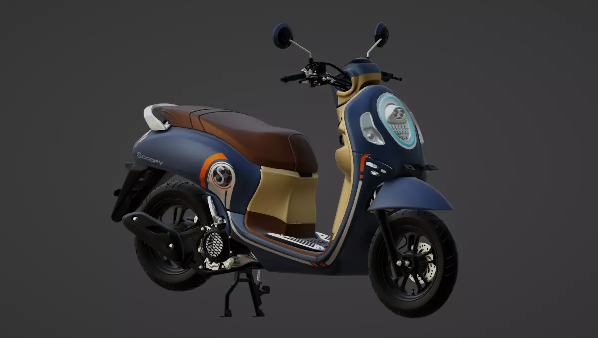 Scoopy New 2021 Low-poly 3D model