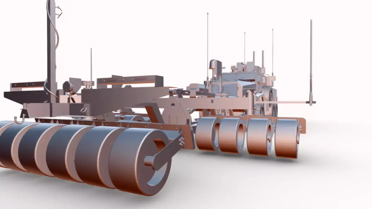 COLGAR MRAP 6X6 Low-poly 3D model