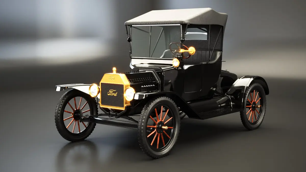 Ford T Roadster 1915 3D model
