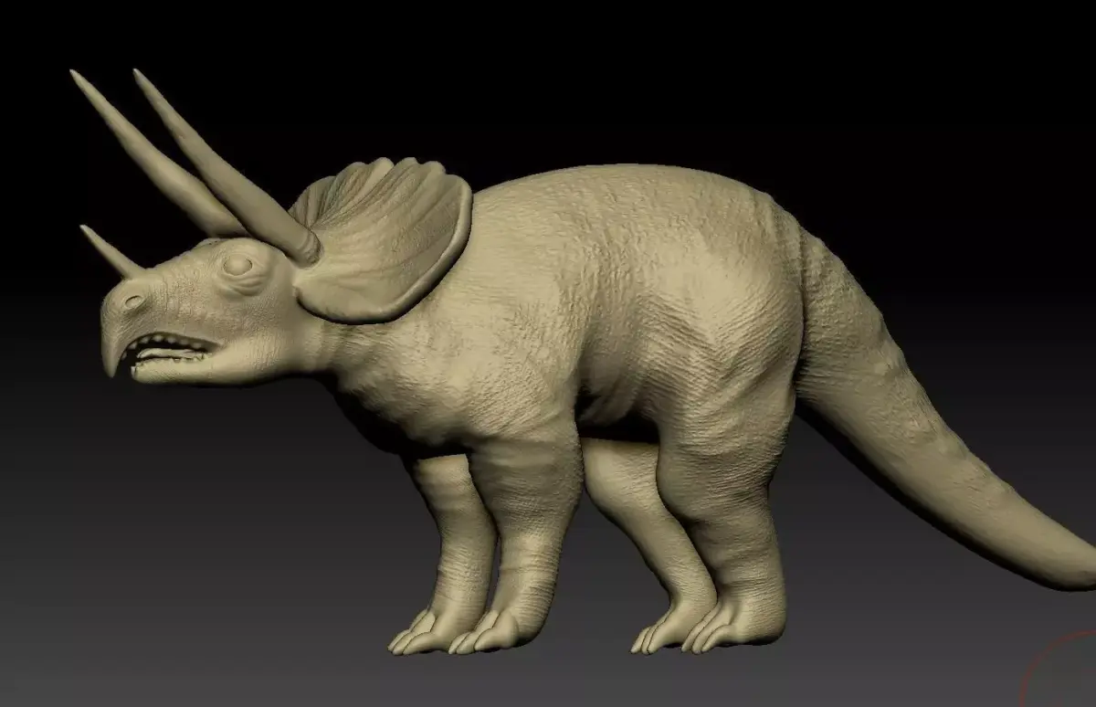 triceratops 3D model