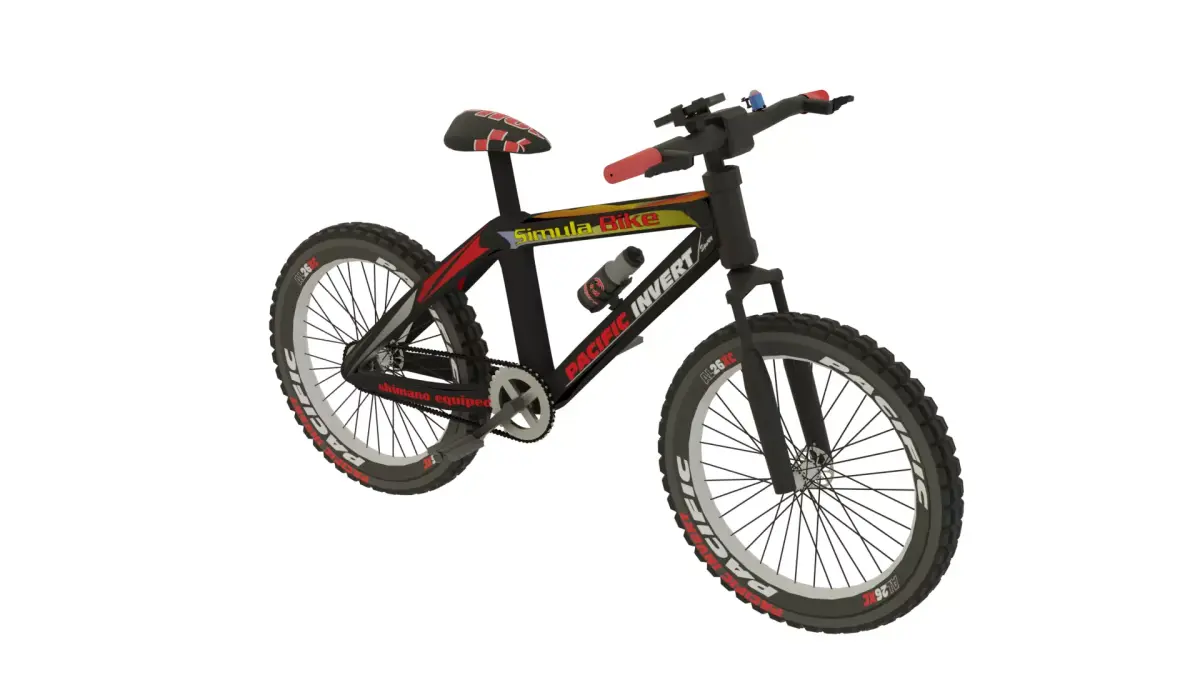 Mountain Bike High Quality  Low-poly 3D model