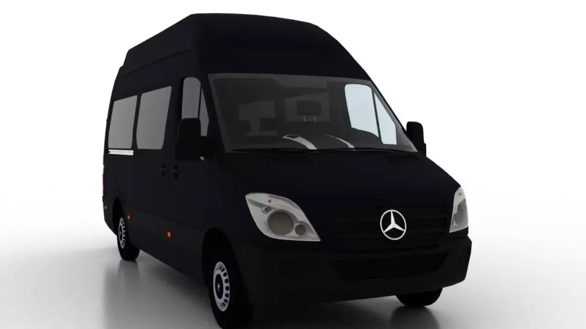 Mercedes Benz Sprinter L2H3 2009 Passenger EU 3D model