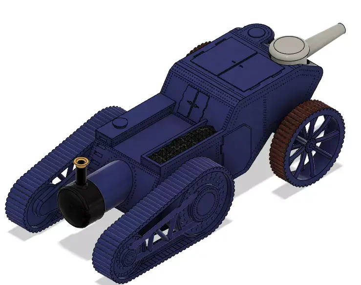 MKI Steamer Tank 3D print model