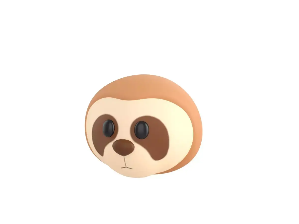 Prop155 Sloth Head 3D model