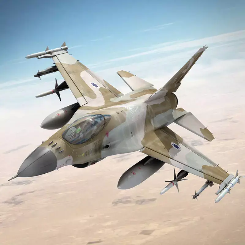 F 16 Falcon in 3ds and obj format 3D model