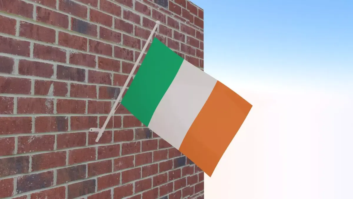 Flag of Ireland 3D model