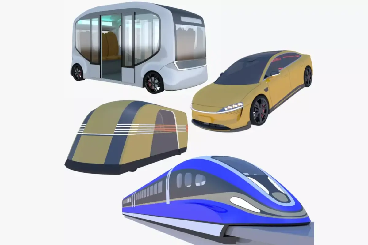 Future vehicles collection III 3D Model Pack purchase