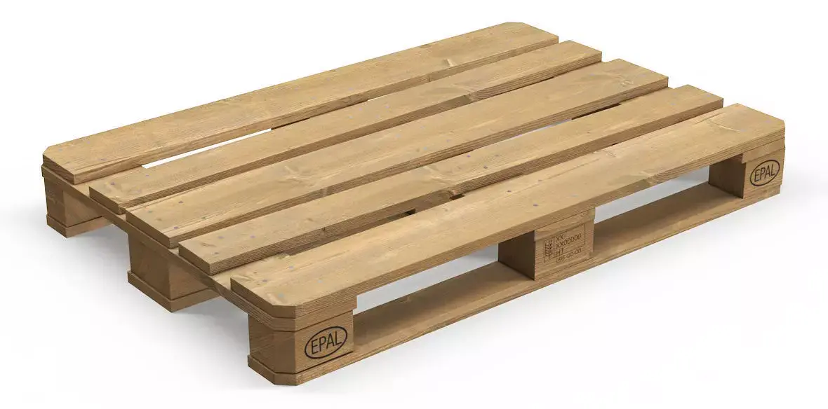 Euro pallet 3D model