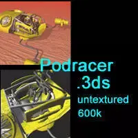 Space Ship Model Free 3D model
