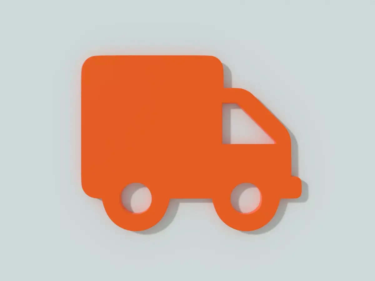 E-commerce 3D icon - Truck 3D model