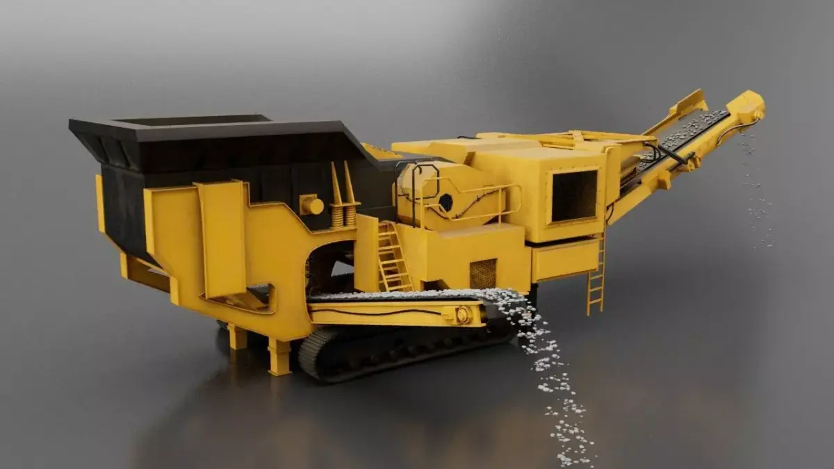 Stone Crusher 3D model purchase