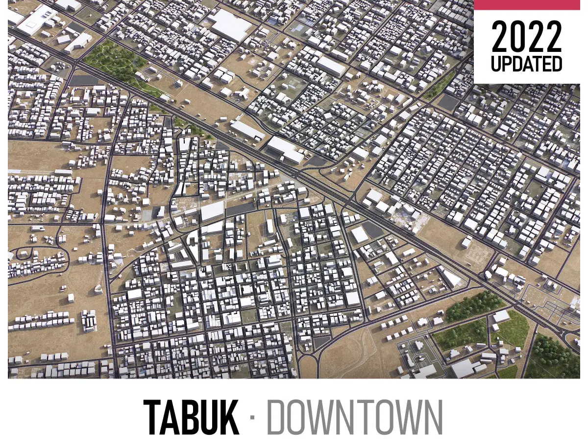 Tabuk Low-poly 3D model